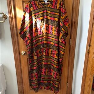 Tail Red and Yellow Dress for a Bold Statement